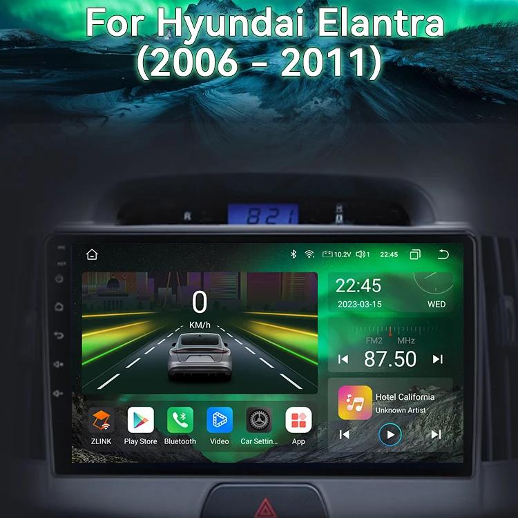 For Hyundai Elantra 2006 - 2011 Car Radio Android Multimedia Player Navigation GPS Carplay Screen Auto Stereo Intelligent System