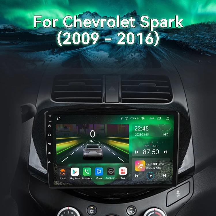 For Chevrolet Spark Beat Matiz Creative 2009-2016 Car Radio Android Multimedia Player Navigation GPS Carplay Screen Auto Stereo