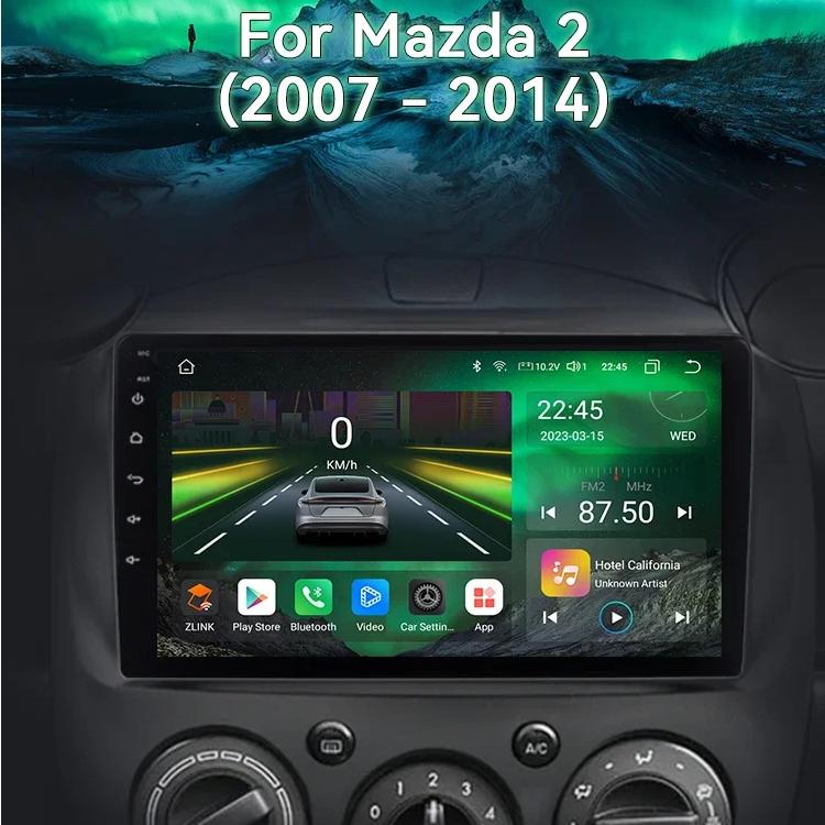 For MAZDA 2 Mazda2 2007 - 2014 Car Radio Android Multimedia Video Player Navigation GPS Carplay Touch Screen Auto Stereo WIFI BT