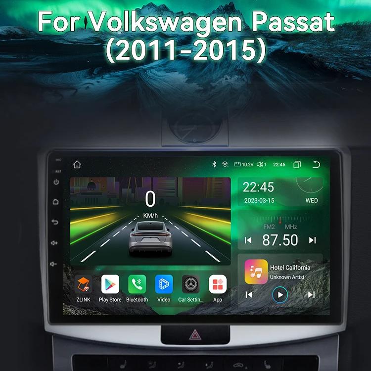 For Volkswagen Passat B7 B6 CC 2010 - 2015 Car Radio Android Multimedia Player Navigation GPS Carplay Touch Screen Auto Stereo